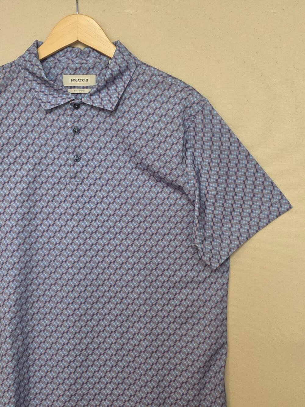 Bugatchi 8 Way Stretch Polo L